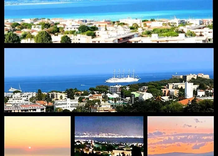 Appartement Avec Vue Mer, Piscine, Tennis Et Parking - Antibes - Fr-1-252-159